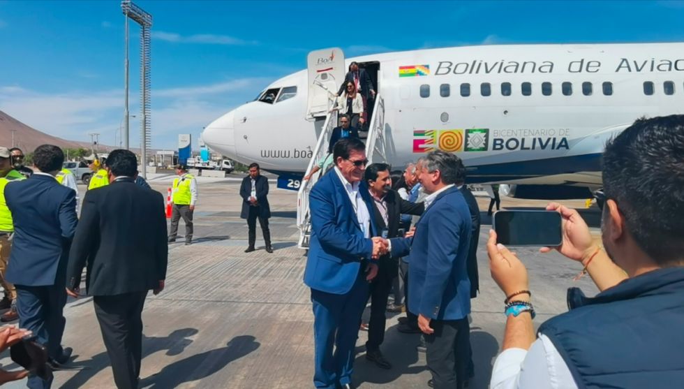 Recepción diplomática en Iquique