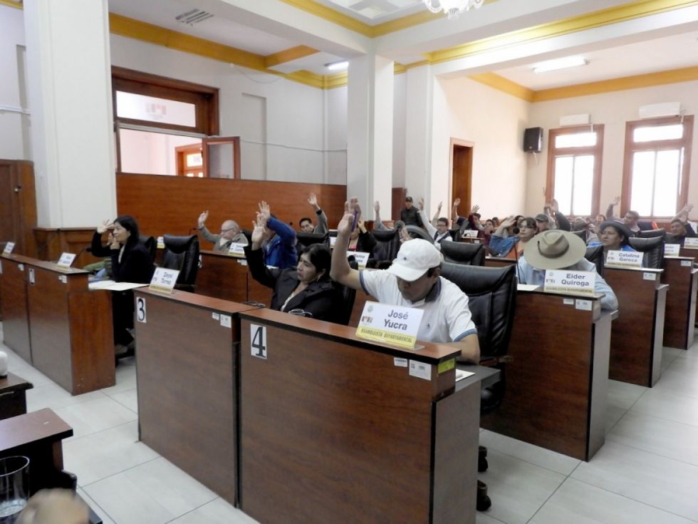 Presionan a la nueva Directiva por la reducción de la Asamblea Legislativa de Tarija 