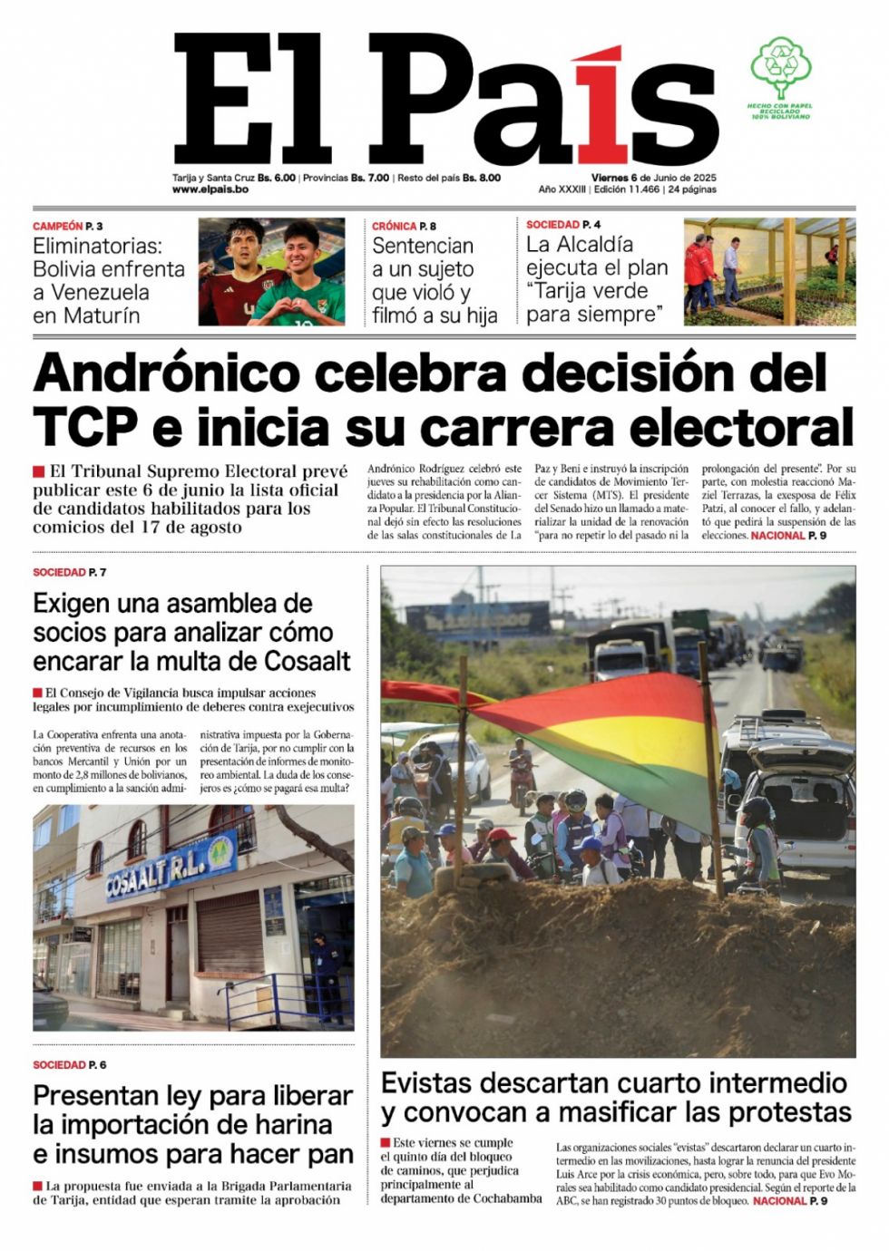 El visto bueno del TCP,  el quiebre Trump - Musk, las deudas de Cosaalt... lee las imprescindibles