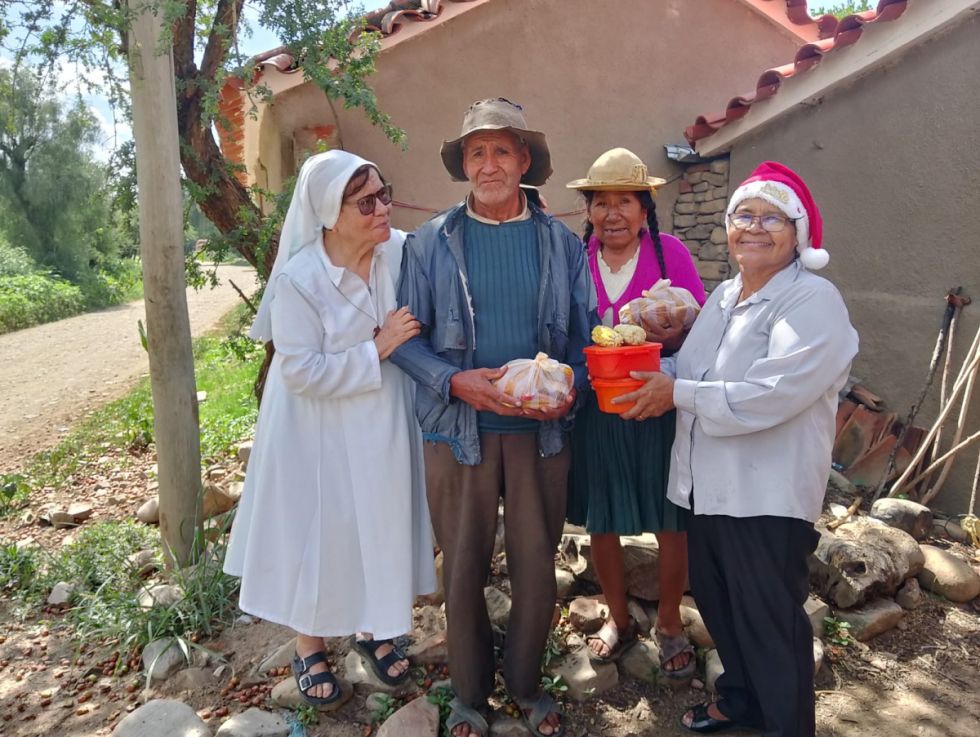 Voluntarias del comedor Virgen de Chaguaya en San Lorenzo