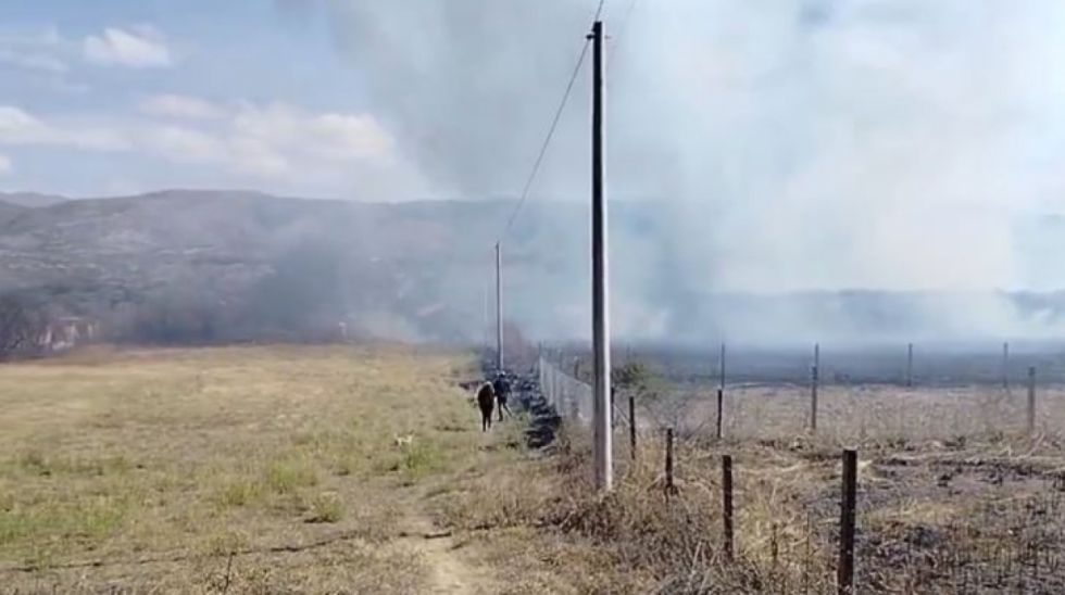 Reportan incendio en la comunidad de Alto Lajas y Carachimayo en Tarija