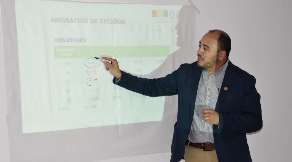 Sifde: Capacitan a facilitadores electorales en Tarija 