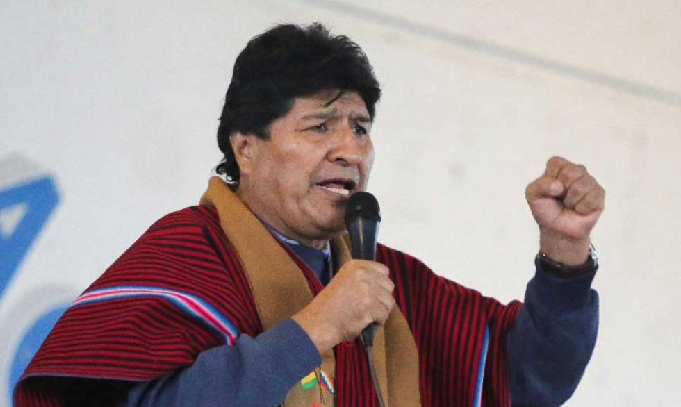 Evo manda carta al TSE para demandar que se inscriba su candidatura