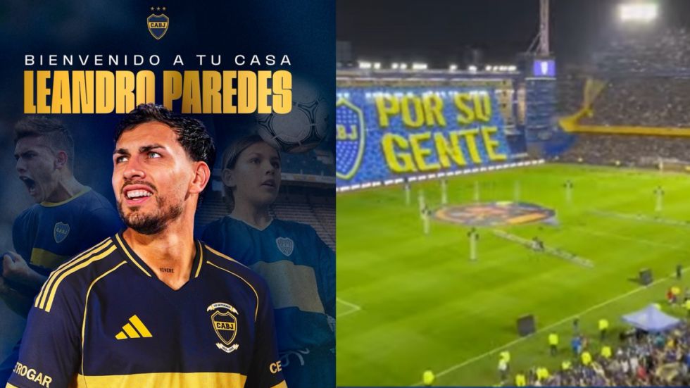 Con Bombonera repleta, Boca presenta a Leandro Paredes