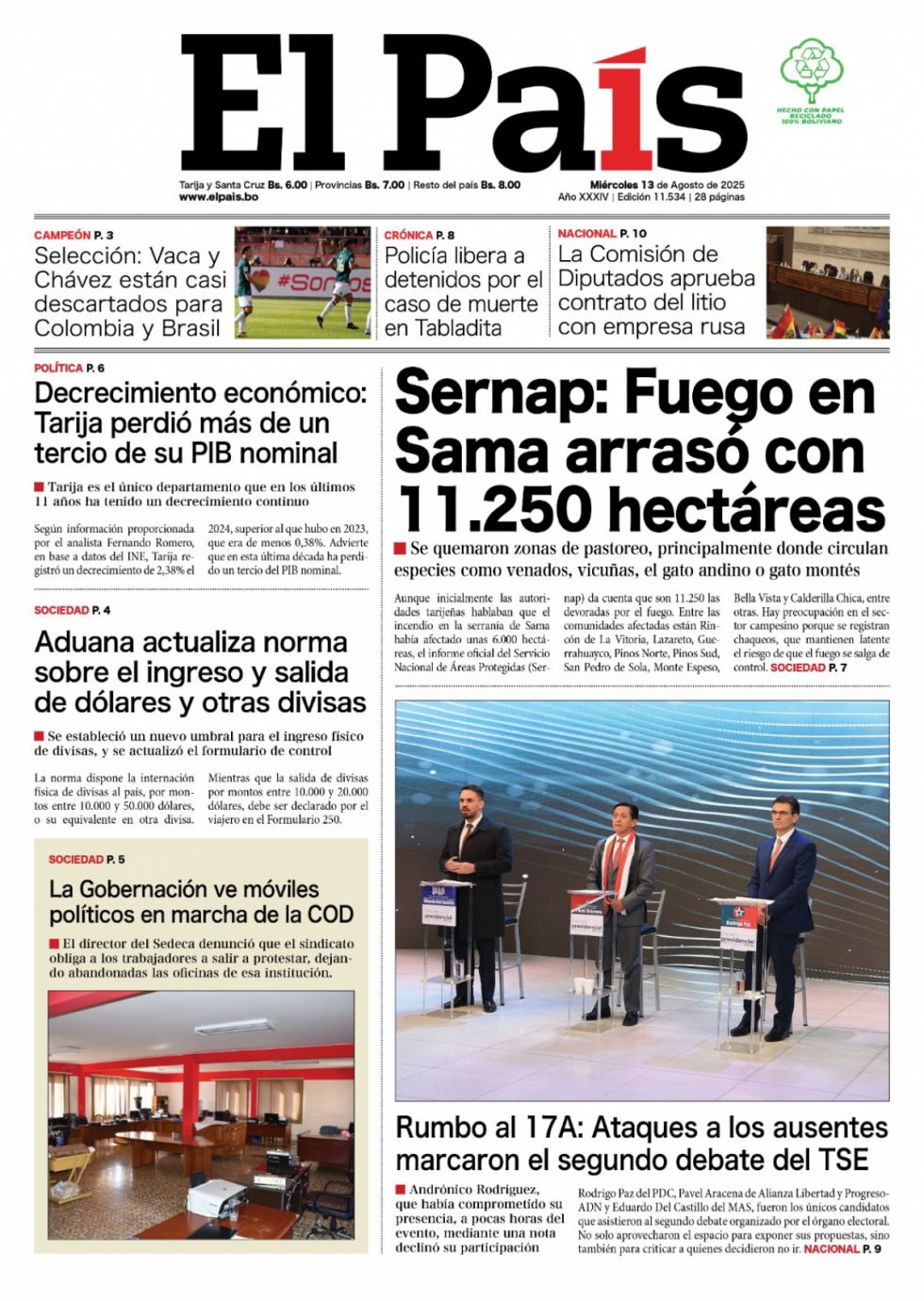 El último debate, los cierres, el fuego, el litio, Lula y Trump... Lee las imprescindibles