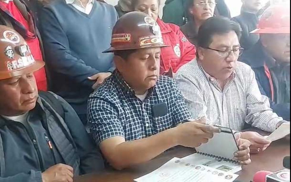 COB advierte que no permitirá el ingreso de la derecha fascista 