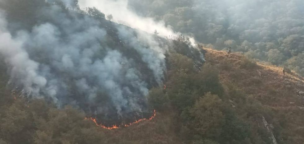 Medirán el daño hídrico que dejó el incendio en Sama 