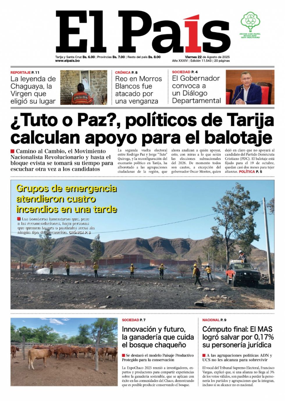 El plano local, Chaguaya, el diálogo, la innovación... lee las imprescindibles