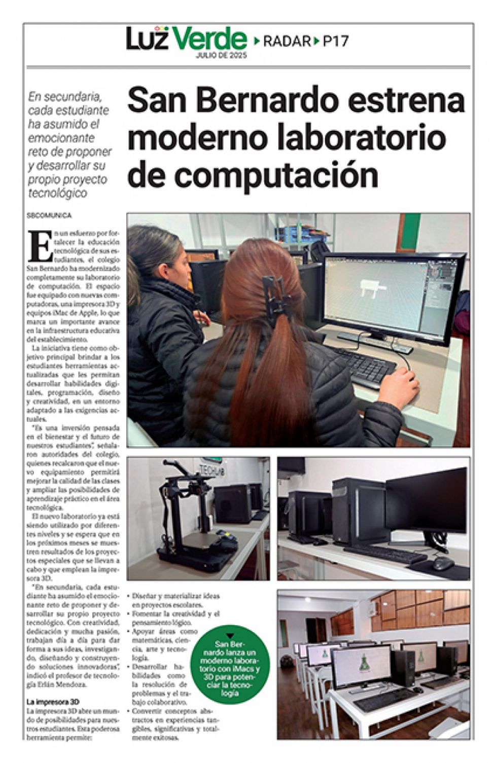 Periódico “Luz Verde”
