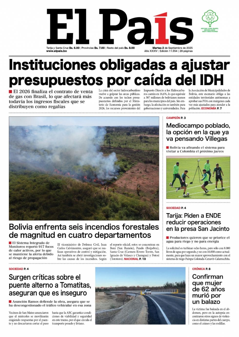 Los feminicidios, el puente de Tomatitas, el dólar y más: Lee las imprescindibles