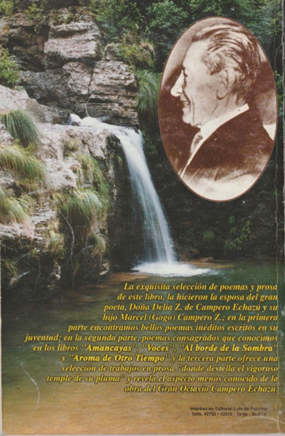 Contra portada Cantares de Nostalgia