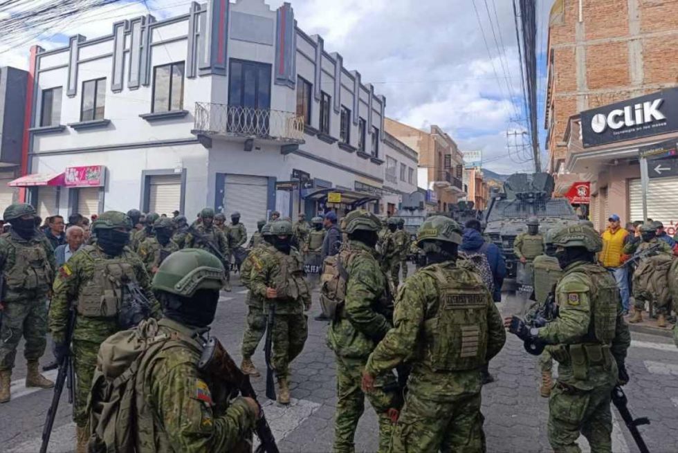 Denuncian ocupación militar en Otavalo por Daniel Noboa
