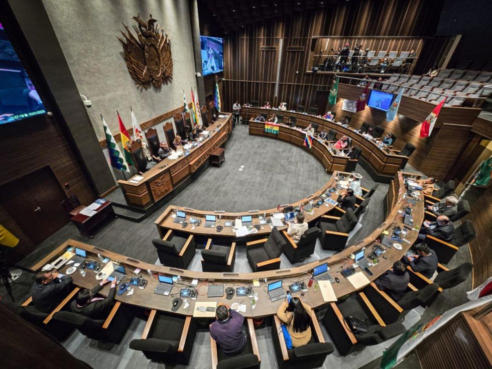 Senado adelanta sesión y legislador del MAS pide tratar ley para cesar a vocales