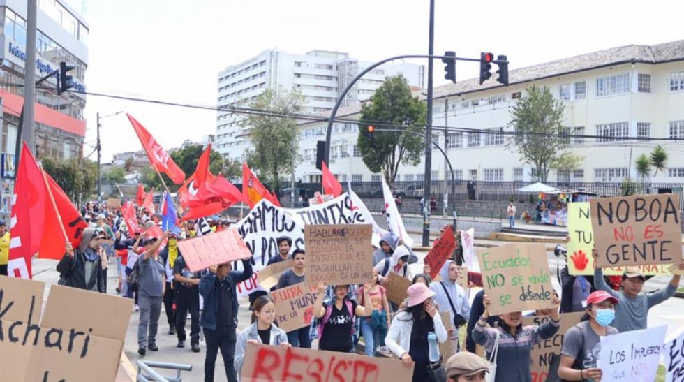 Ecuador cumplió 20 días de protestas