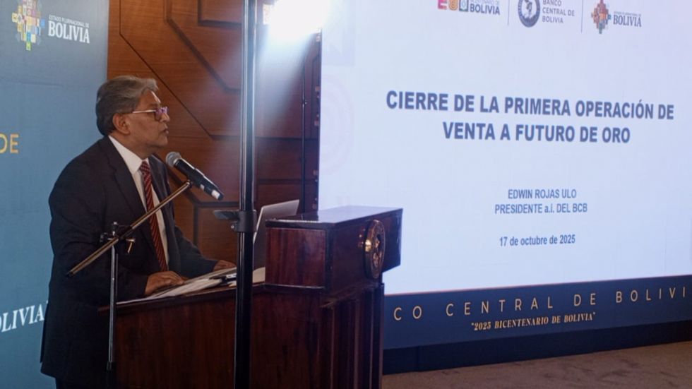 Según el BCB fue ‘exitosa’ la venta anticipada de oro