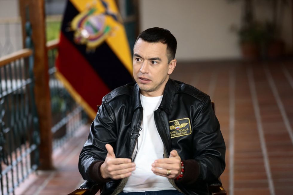 Polémica en Ecuador por propuesta de Noboa