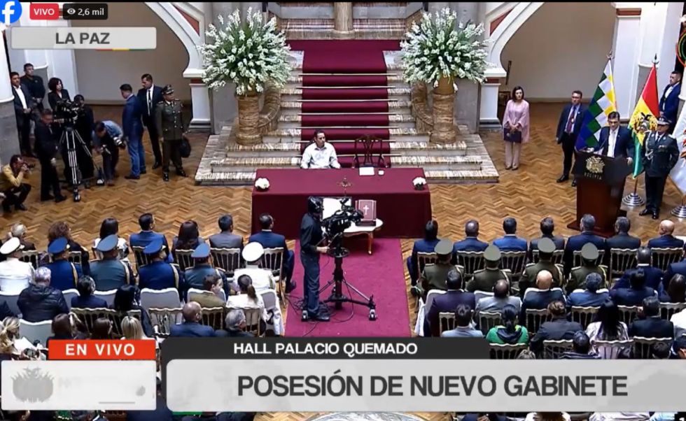 Consulta los nombres del nuevo gabinete de Paz Pereira