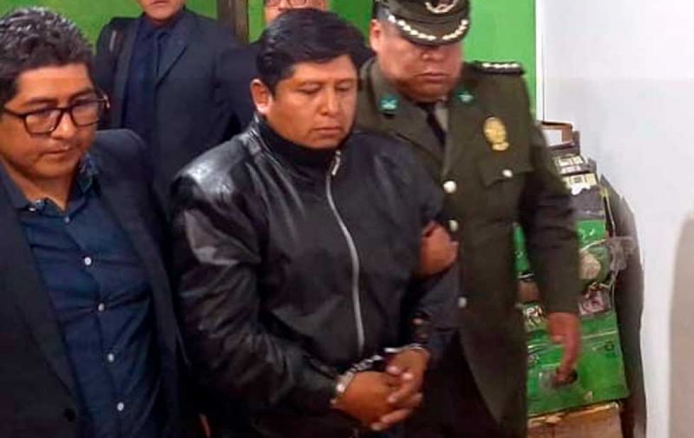 Juez dispone enviar a la cárcel de San Pedro a Juan Carlos Huarachi