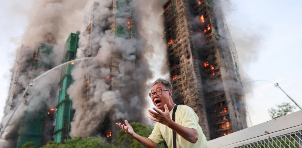 Hong Kong en emergencia: fuego en torres de 31 pisos causa 12 muertos y personas atrapadas