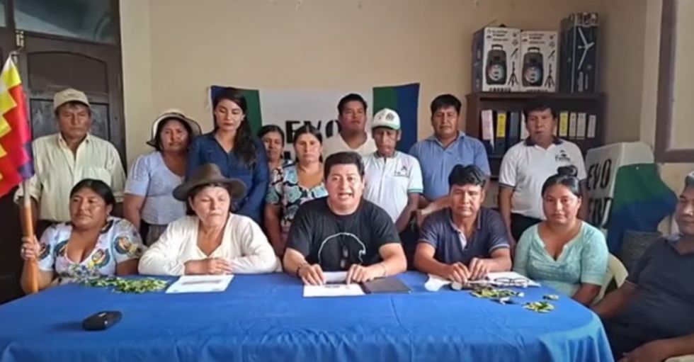 Dirigente ‘evista’ acusa al Ministro de Gobierno de operar contra Morales y el Trópico de Cochabamba