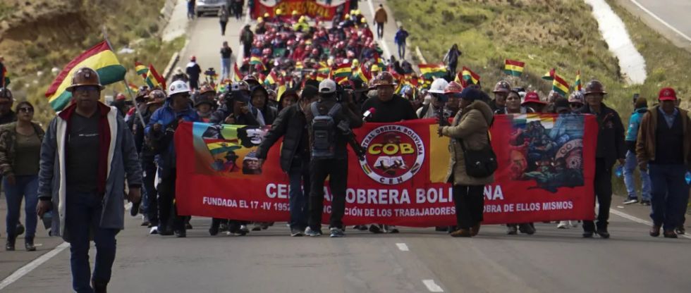 Marcha contra el Decreto 5503 prevé llegar el lunes a La Paz 