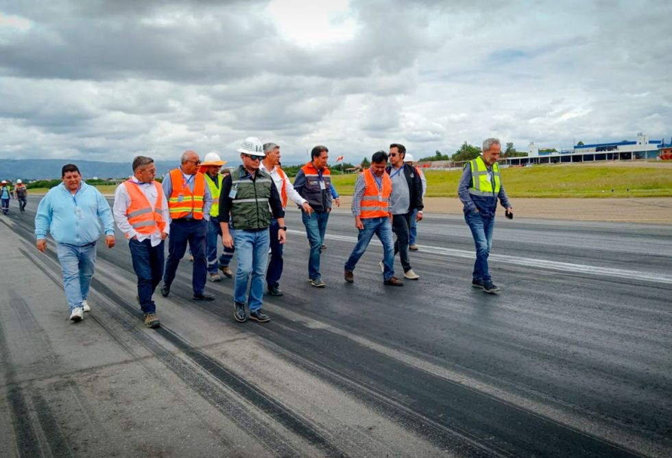 Tarija: Fase Tierra del aeropuerto  avanza 20% y alistan la licitación de la Fase Aire
