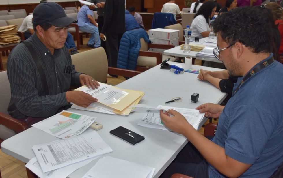 Tarija: De 2.110 candidatos solo 445 están habilitados 