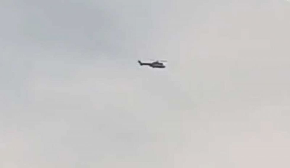 Trópico: Alerta por vuelo de helicóptero
