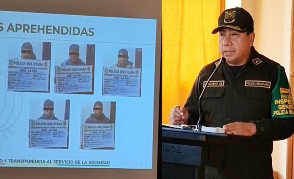 Cinco policías caen por presunto  volteo de $us 60 mil a un anciano 