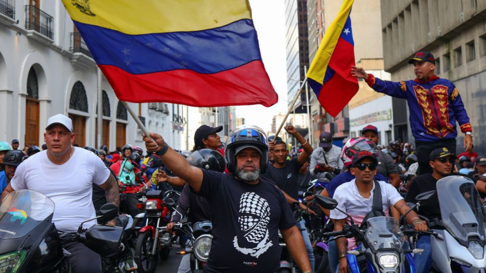Transportistas exigen la liberación de Maduro