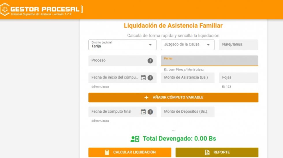 El TSJ dispuso una calculadora digital para fijar la asistencia familiar 