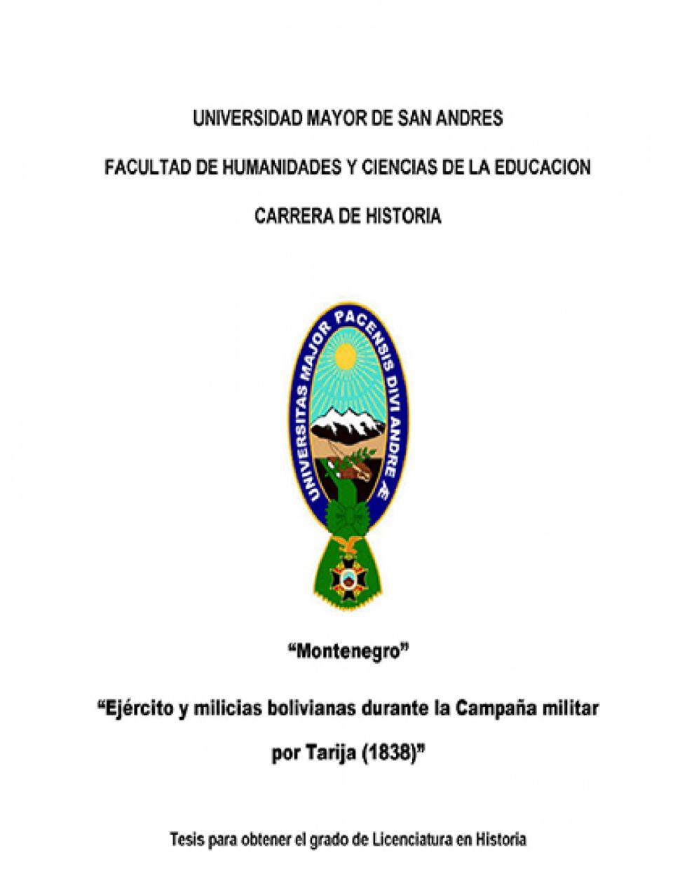 Portada “Montenegro” 