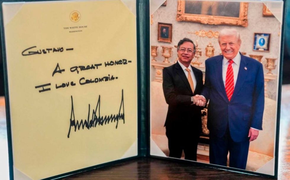 Petro califica de "positiva" la reunión con Trump