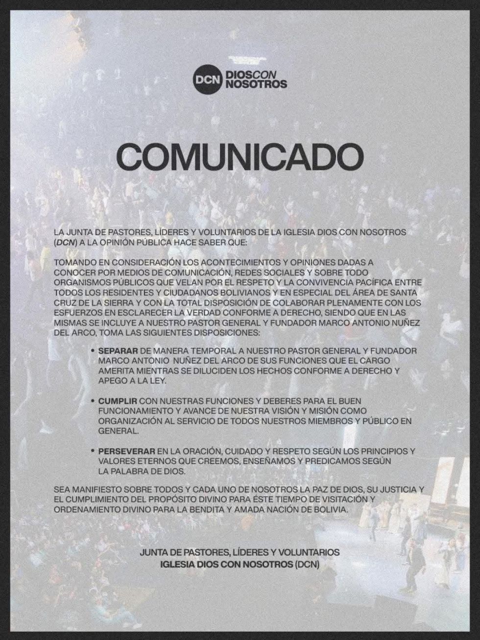 Suspenden temporalmente a pastor denunciado por estupro 