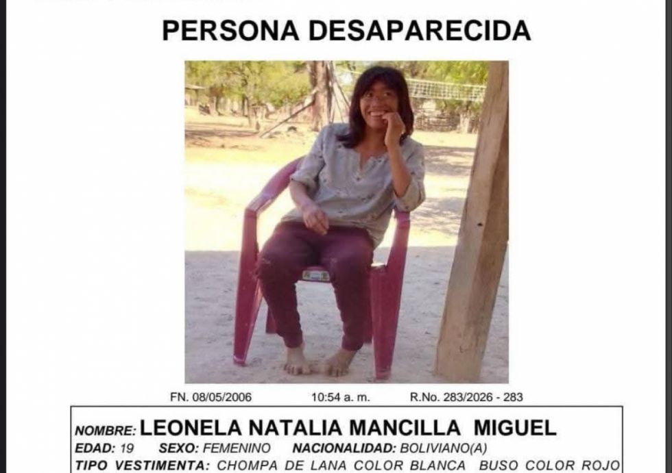 Villa Montes: Hallan el cuerpo sin vida de una joven desaparecida en la comunidad Esmeralda