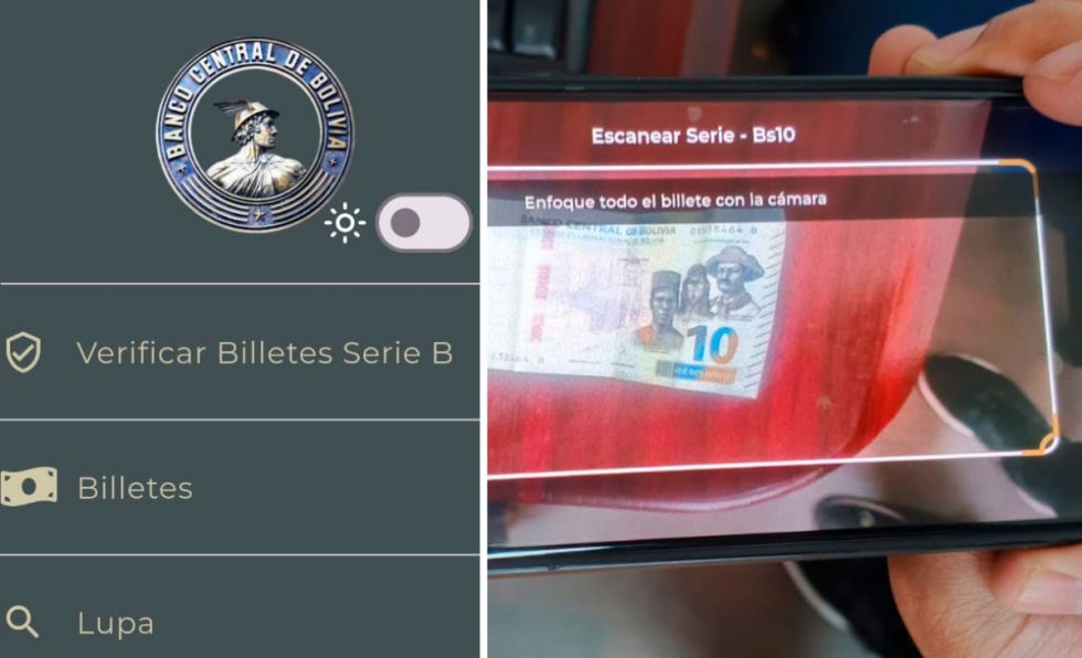 BCB lanza aplicación con escaneo para detección de billetes inválidos
