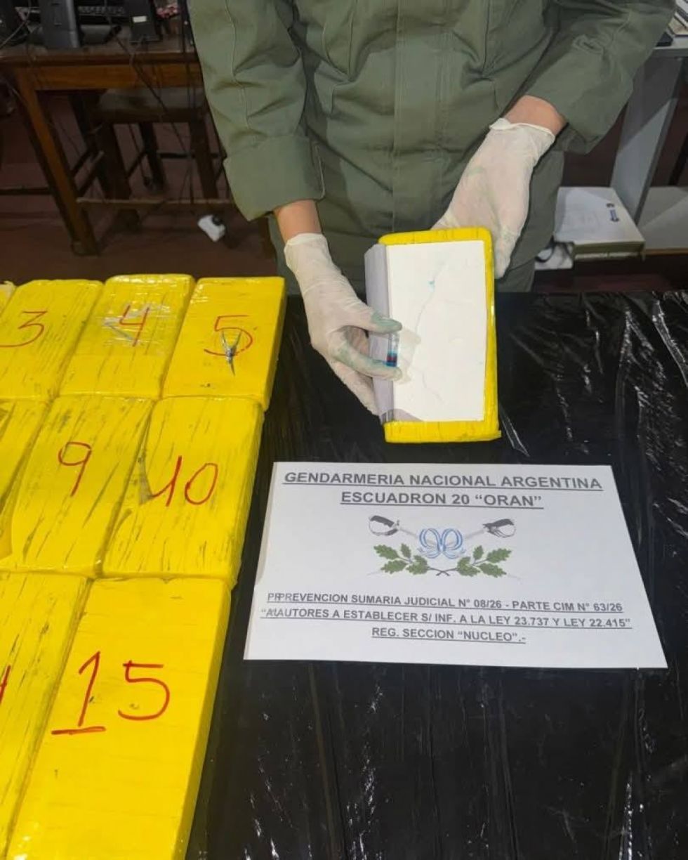 Secuestran cocaína y 100 kilos de hojas de coca cerca de la frontera