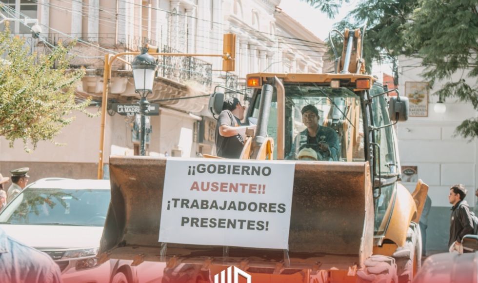 Constructores movilizados: piden ley  de reactivación y pago de deudas