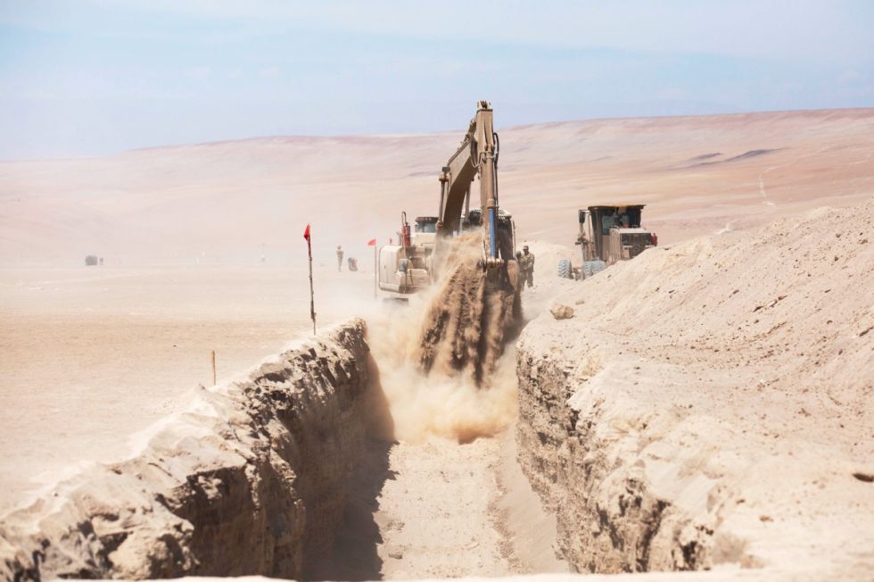 Chile avanza en la instalación de vallas y zanjas en la frontera 