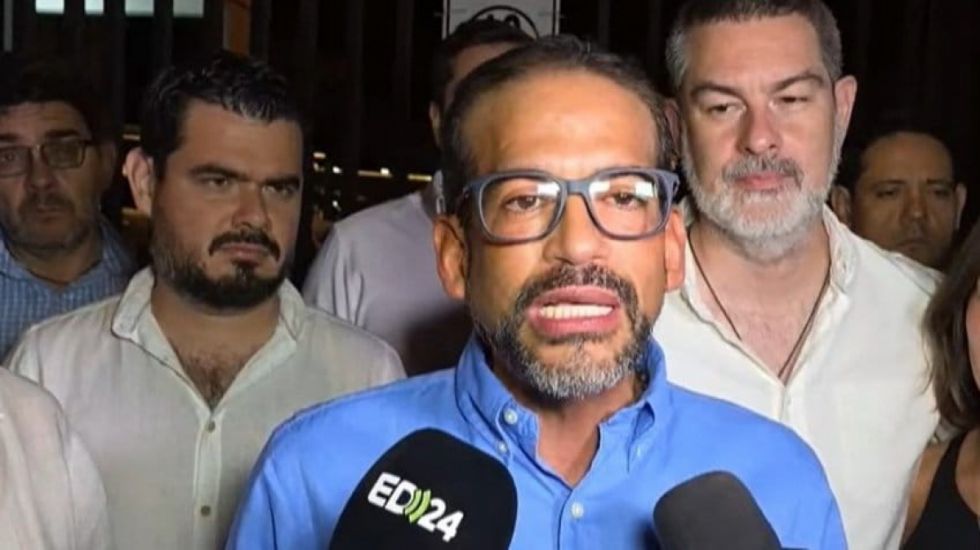Luis Fernando Camacho quedó tercero en la elección a gobernador en Santa Cruz. Dijo que respeta los resultados y alista una transición de mando 