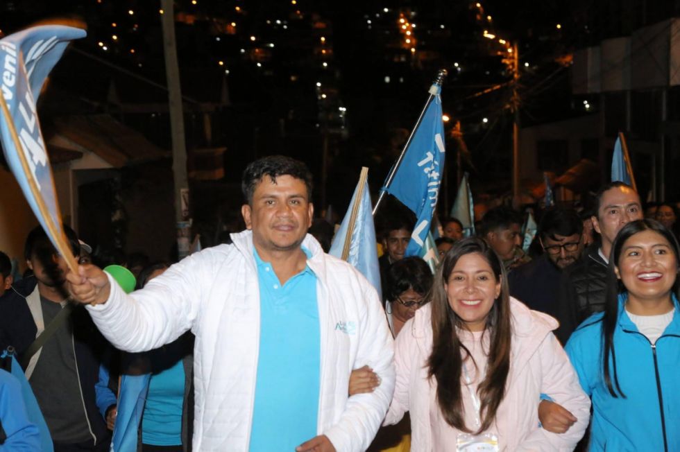Fátima Tardío lidera la votación por la Alcaldía de Sucre, según el Sistema de Resultados Preliminares (Sirepre), con un avance del 98.03%