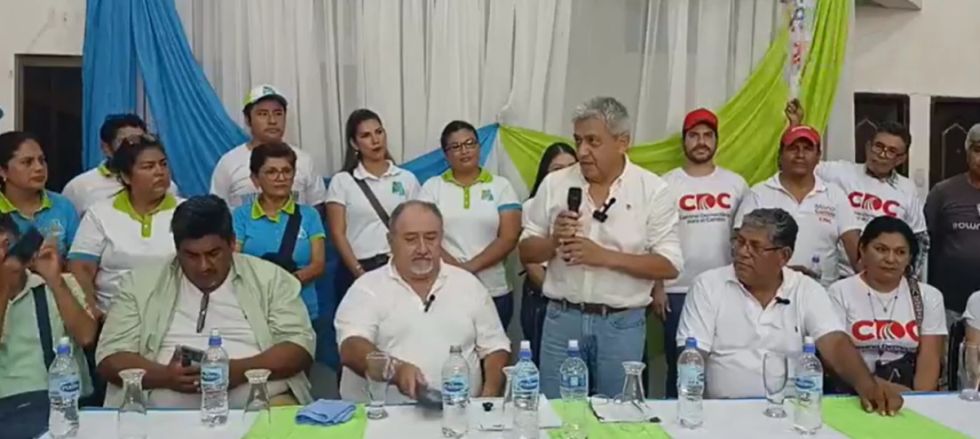 CDC ratifica el apoyo del alcalde de Yacuiba, Juan Carlos Castillo, a María René