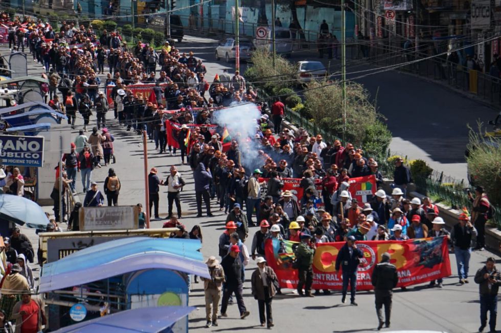 COB toma La Paz y pone en jaque al Gobierno