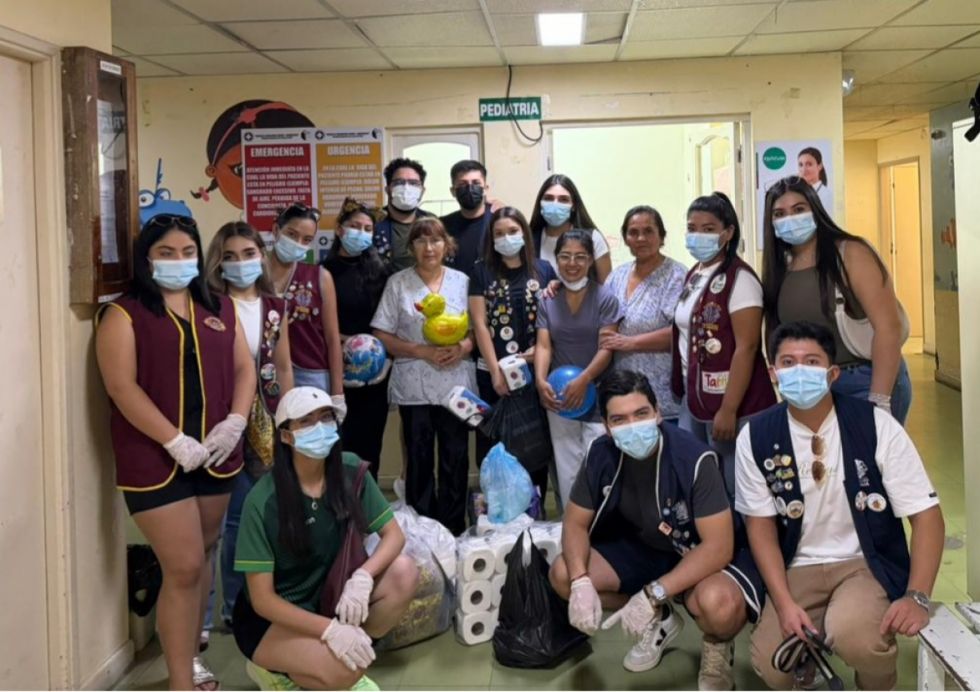 Actividad de servicio en el Hospital San Juan de Dios
