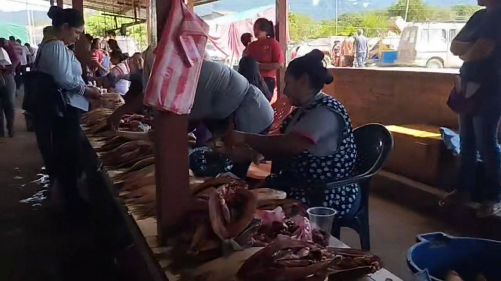 Abarrotan de sábalo el mercado de Villa Montes 