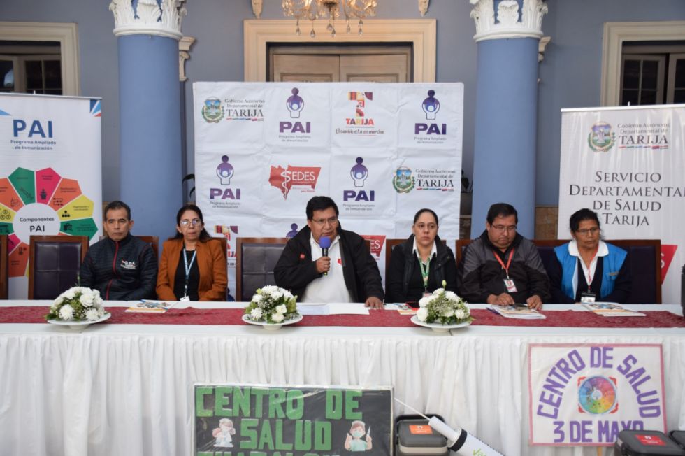 Tarija: El SEDES inicia la Semana de Vacunación en las Américas 2026