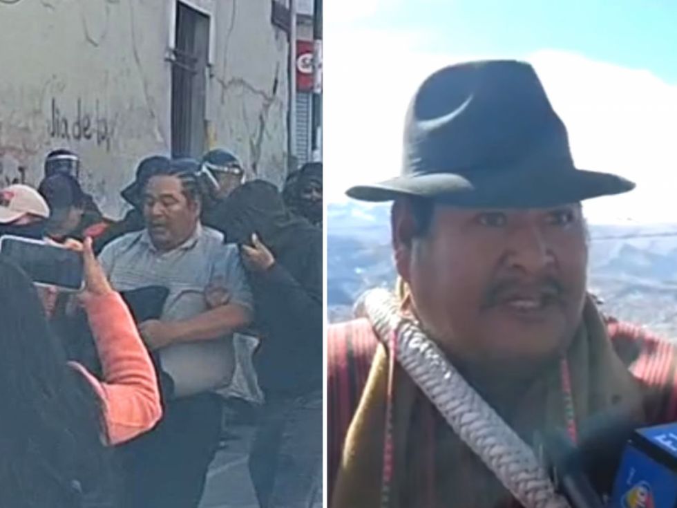 Capturan a Vicente Salazar, ejecutivo de la Federación Túpac Katari