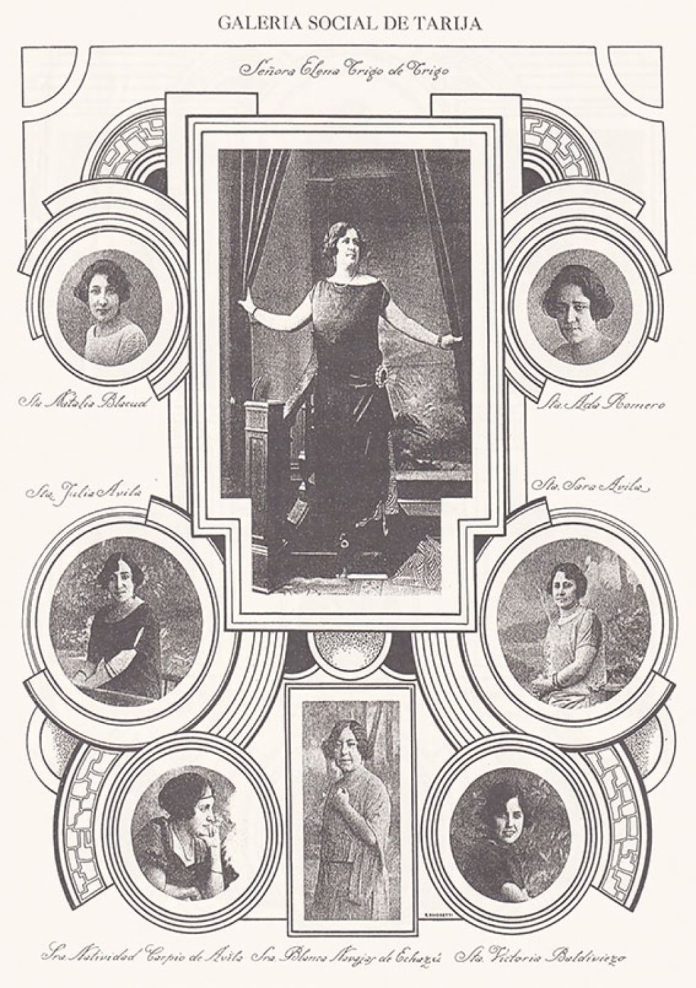 Damas Tarijeñas en el Centenario de Bolivia