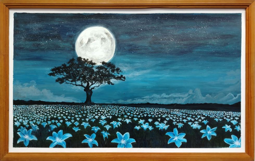 Jardín de la luna azul, de Carlos Ángel Balboa