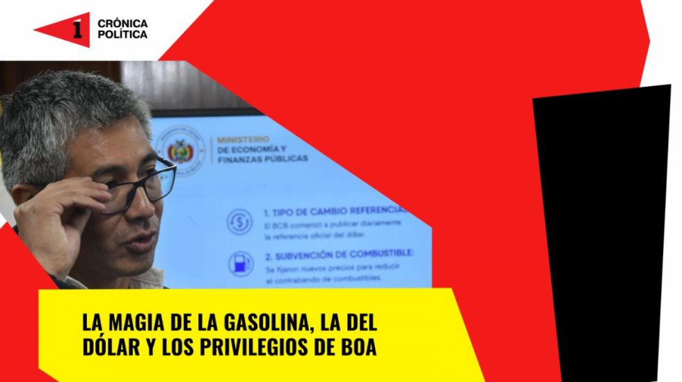 La magia del surtidor; la del dólar y los privilegios de BoA